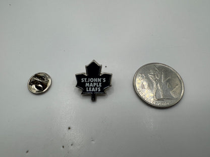 St. John's Maple Leafs Team Logo AHL Hockey Lapel Pin