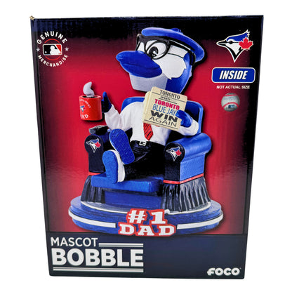 FOCO MLB Toronto Blue Jays #1 Dad Fathers Day ACE Mascot Bobblehead