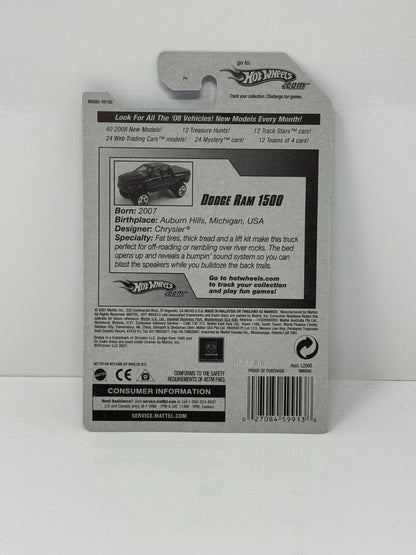Hot Wheels Team Hot Trucks Dodge Ram 1500 Pickup 1:64 Diecast Factory Sealed
