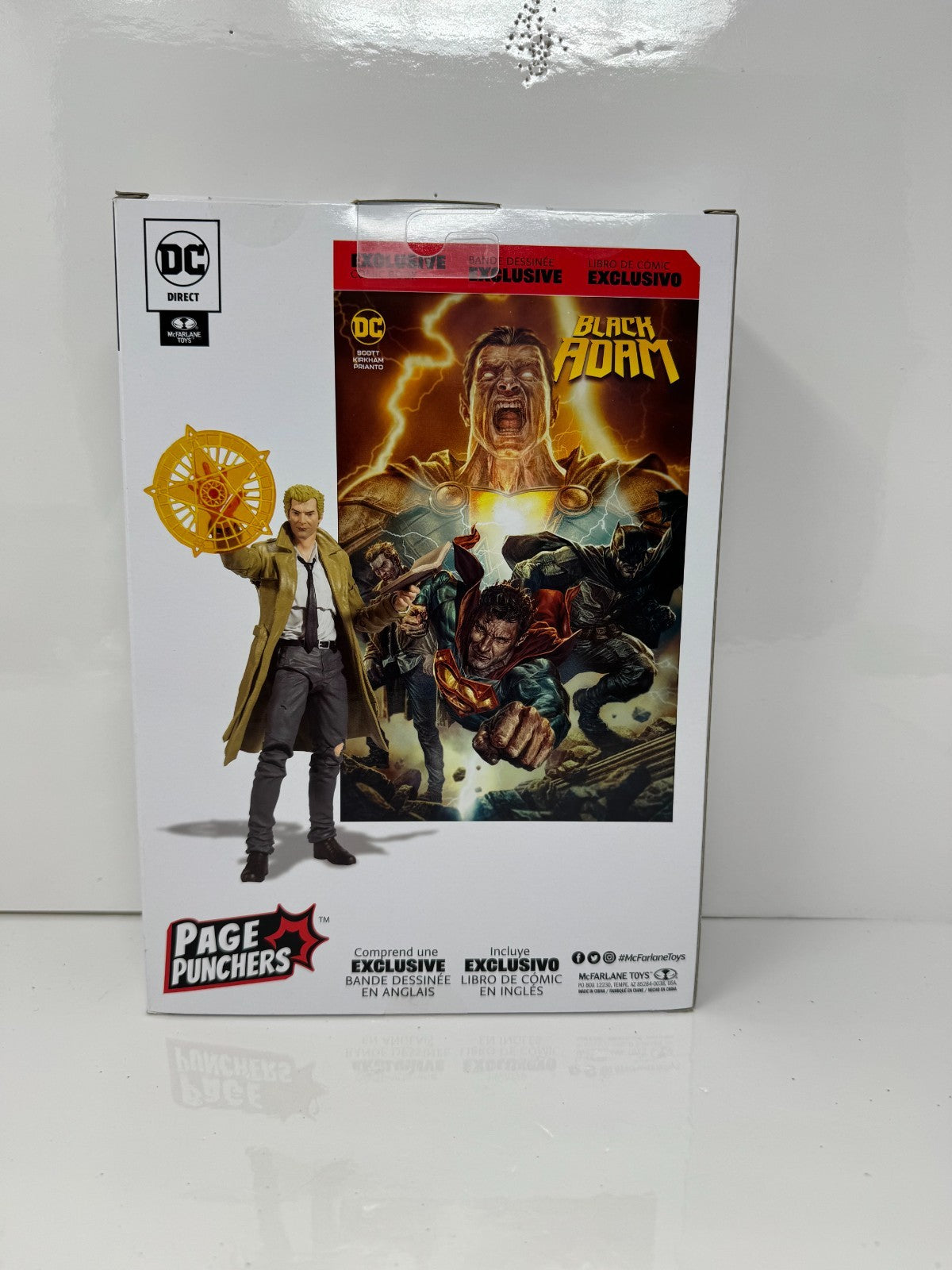 McFarlane DC Direct Page Punchers Black Adam John Constantine Action Figure