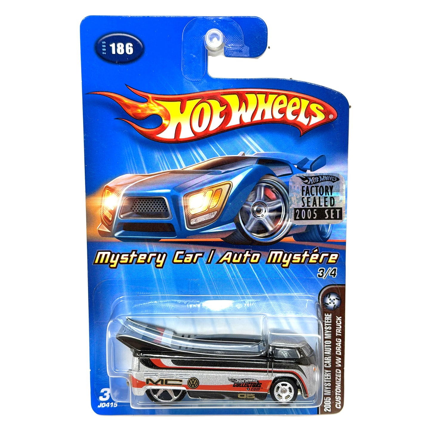 Hot Wheels 2005 Mystery Car Customized VW Drag Truck 1:64 Diecast Factory Sealed