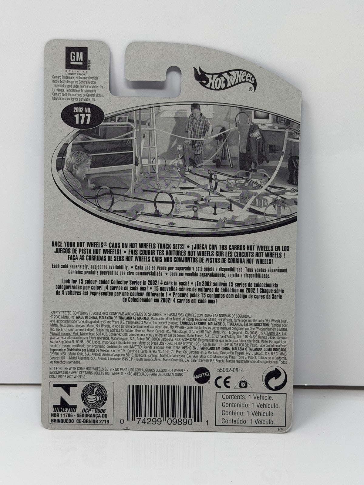 Hot Wheels 1995 Chevrolet Camaro Convertible 1:64 Diecast White