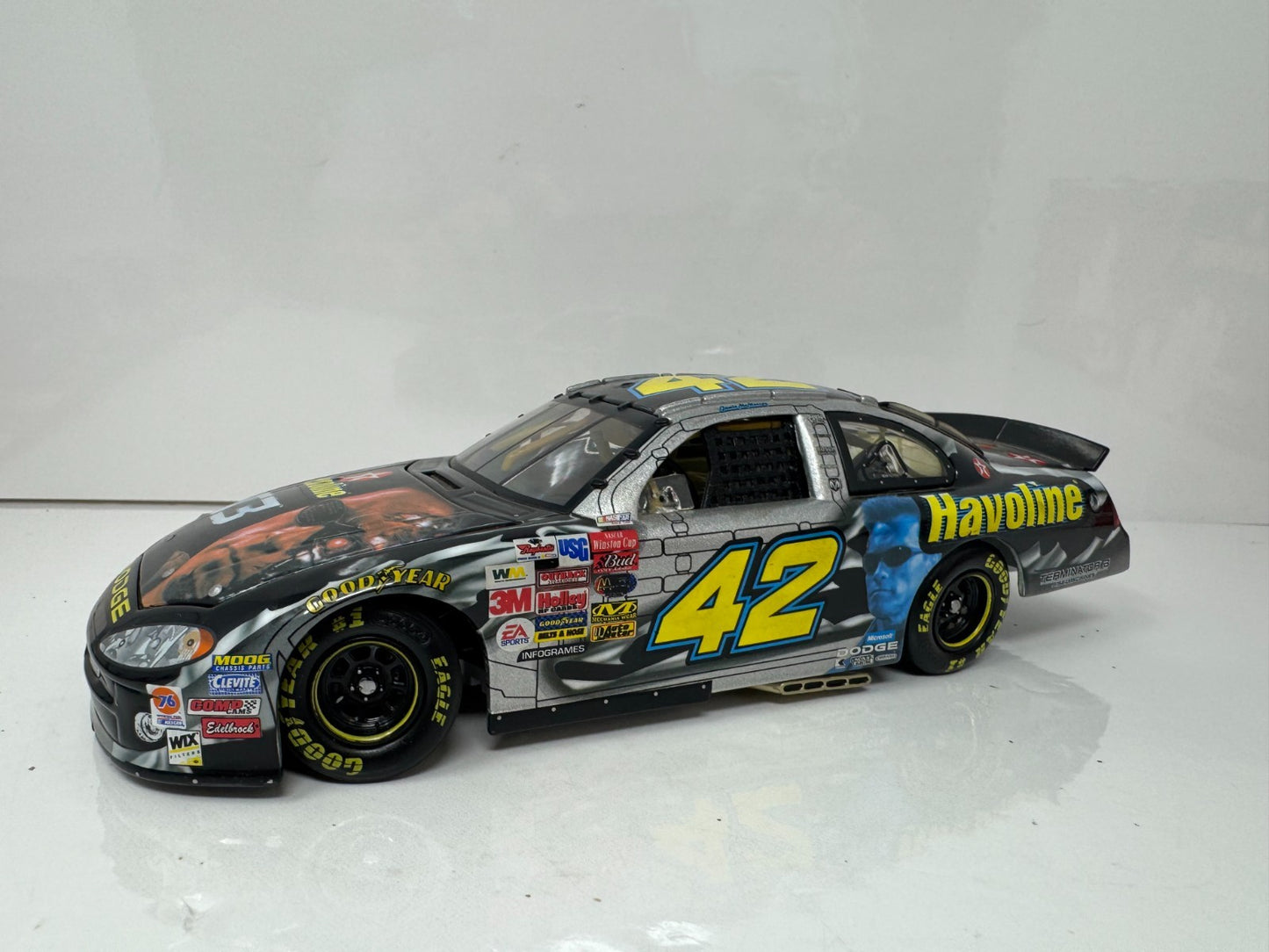 Action NASCAR Jamie McMurray #42 Terminator 3 2003 Dodge Intrepid 1:24 Diecast