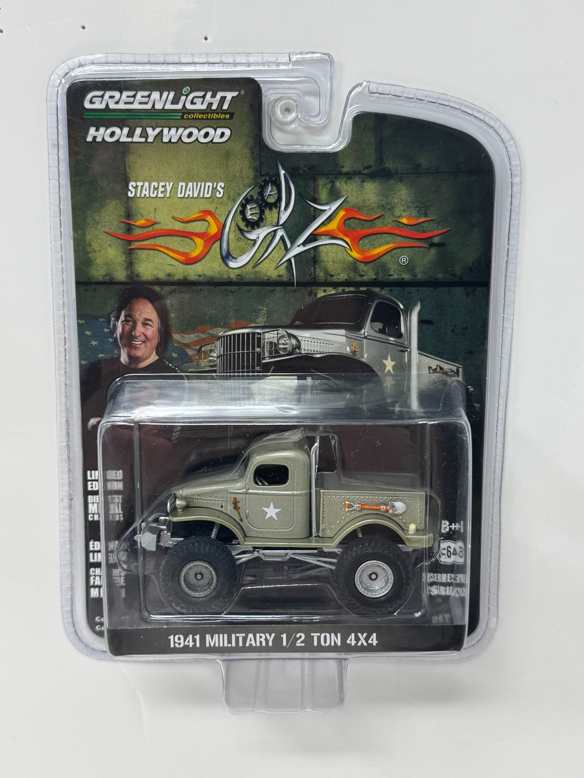 Greenlight Hollywood Stacey David's GearZ 1941 Military 12 Ton 4x4 1:64 Diecast