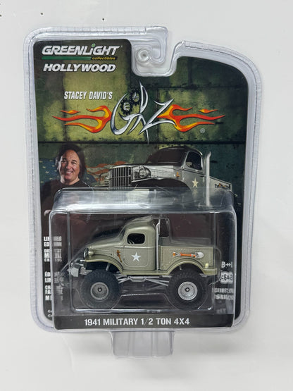 Greenlight Hollywood Stacey David's GearZ 1941 Military 12 Ton 4x4 1:64 Diecast