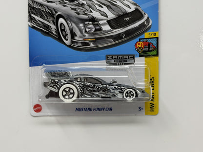 Hot Wheels ZAMAC HW Art Cars Mustang Funny Car 1:64 Diecast V2