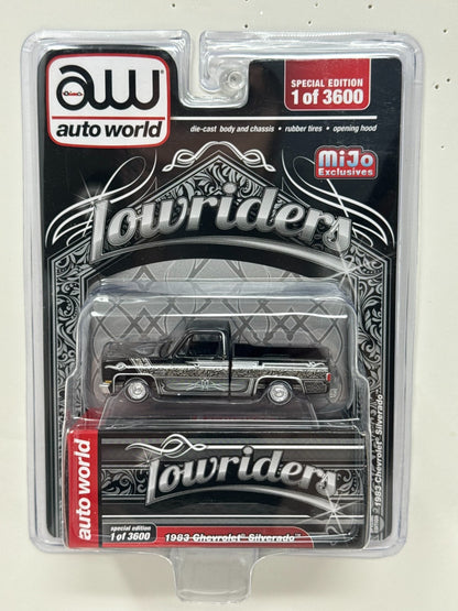 Auto World Lowriders 1983 Chevrolet Silverado Pickup 1:64 Diecast
