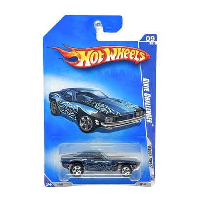Hot Wheels Rebel Rides Dixie Challenger 1:64 Diecast Blue Flames