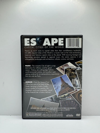 Escape Paris and Dublin (DVD) Travel Documentary