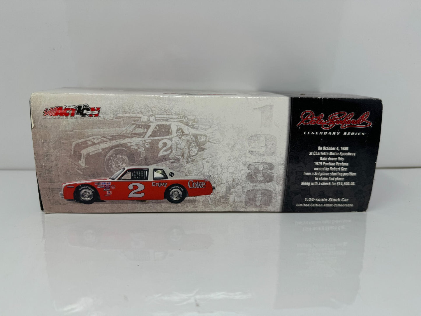 Action Nascar Legendary Dale Earnhardt Sr Coke 1980 Pontiac Ventura 1:24 Diecast
