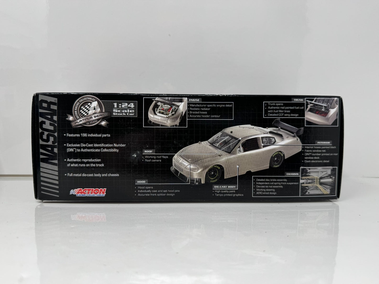 Action NASCAR #9 Kasey Kahne Budweiser Coke 600 Race Win 2008 1:24 Diecast
