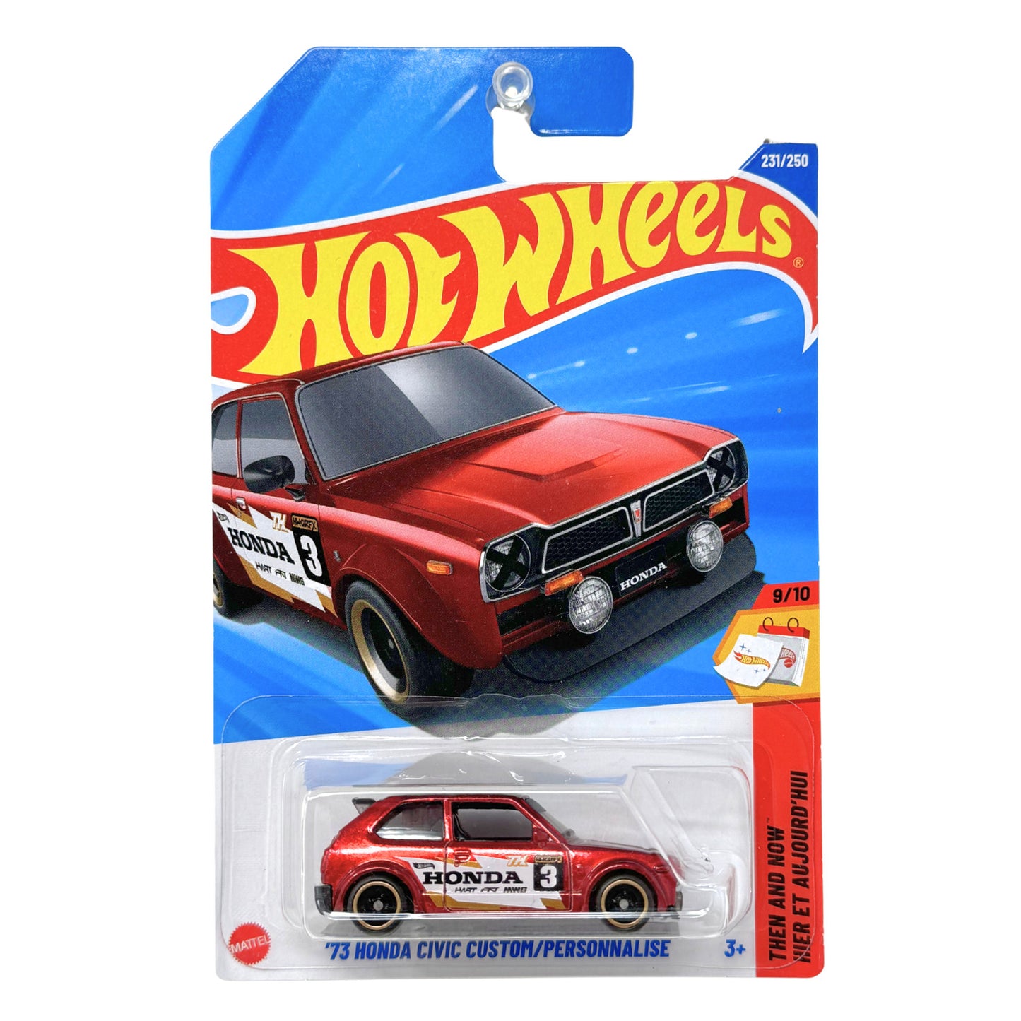 Hot Wheels Super Treasure Hunt 1973 Honda Civic Custom 1:64 Diecast