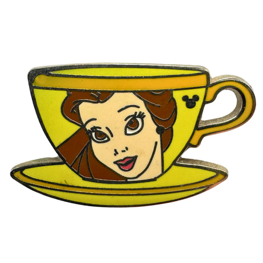 DLR Disney Belle Princess Tea Cups Beauty and the Beast Hidden Mickey Trading Pin DC2S6