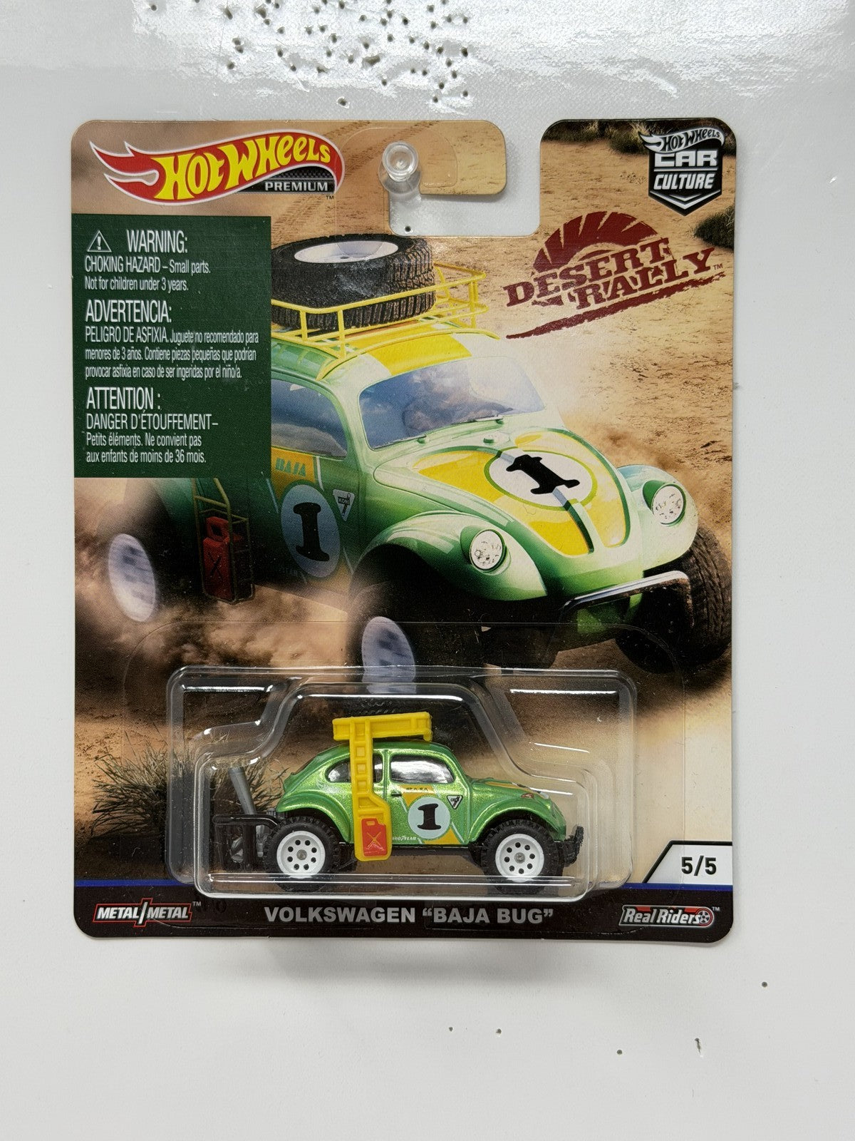 Hot Wheels Premium Desert Rally Volkswagen Baja Bug 1:64 Diecast