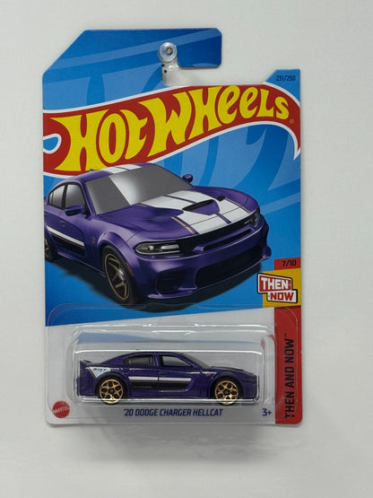 Hot Wheels Then and Now 2020 Dodge Charger Hellcat 1:64 Diecast