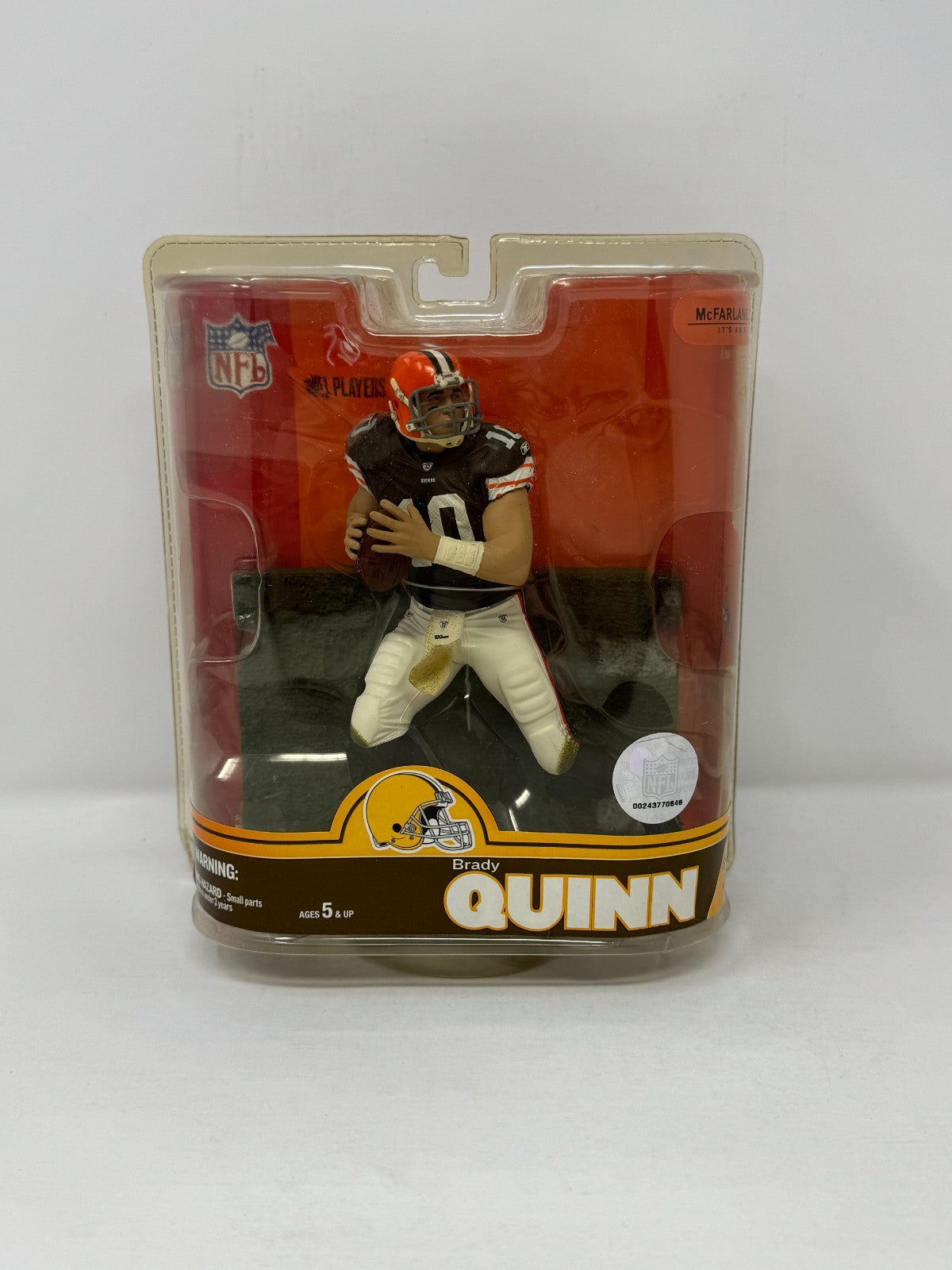 McFarlane NFL Brady Quinn Cleveland Browns Series 16 Figure