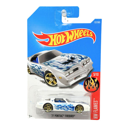 Hot Wheels HW Flames 1977 Pontiac Firebird 1:64 Diecast White