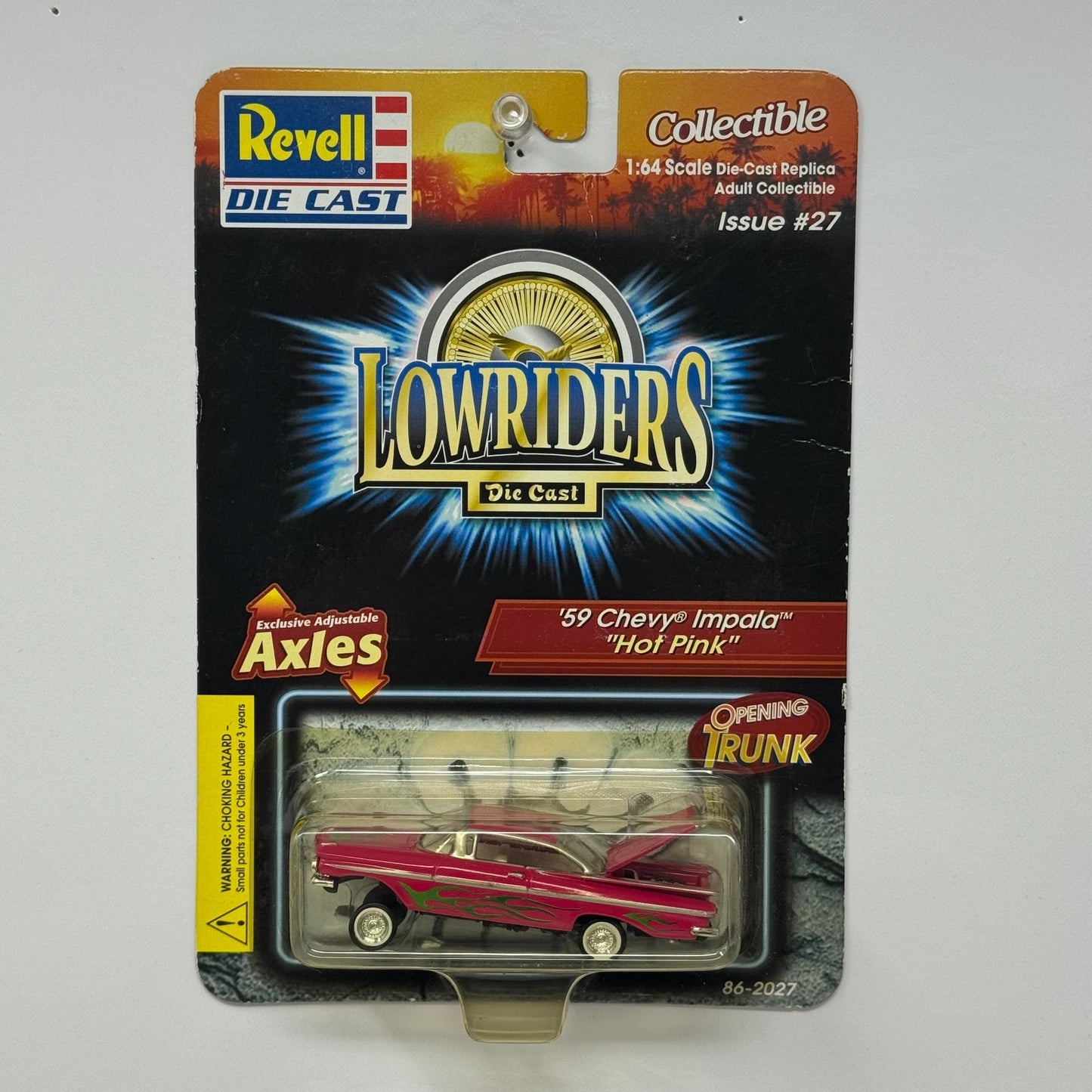 Revell Lowriders 1959 Chevrolet Impala Hot Pink 1:64 Diecast