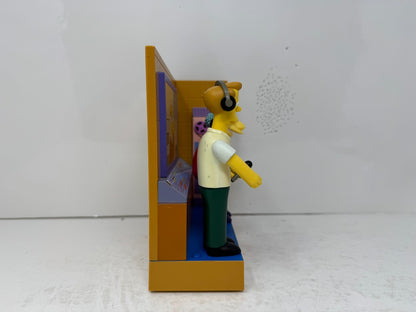 Simpsons World of Springfield KBBL Radio Station Set Playmates Diorama