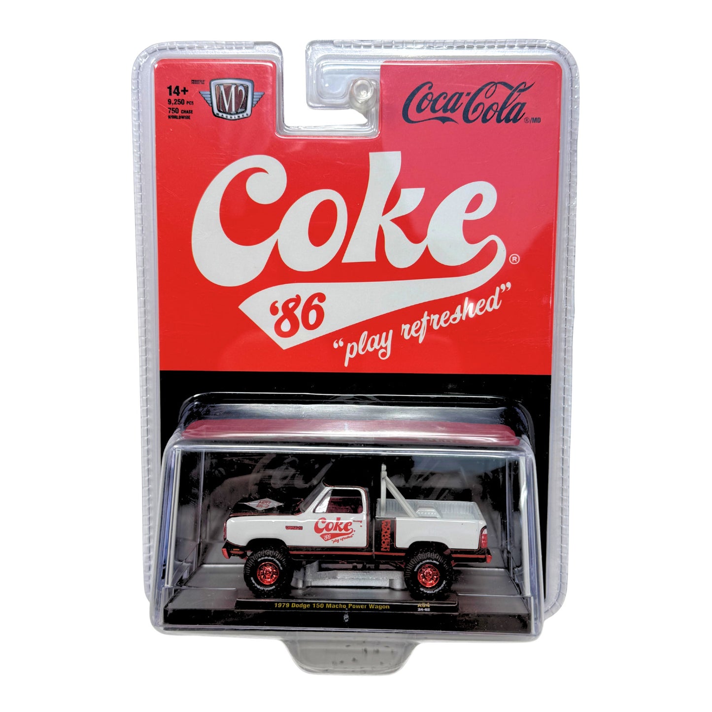 M2 Machines Coca-Cola 1979 Dodge 150 Macho Power Wagon CHASE 1:64 Diecast