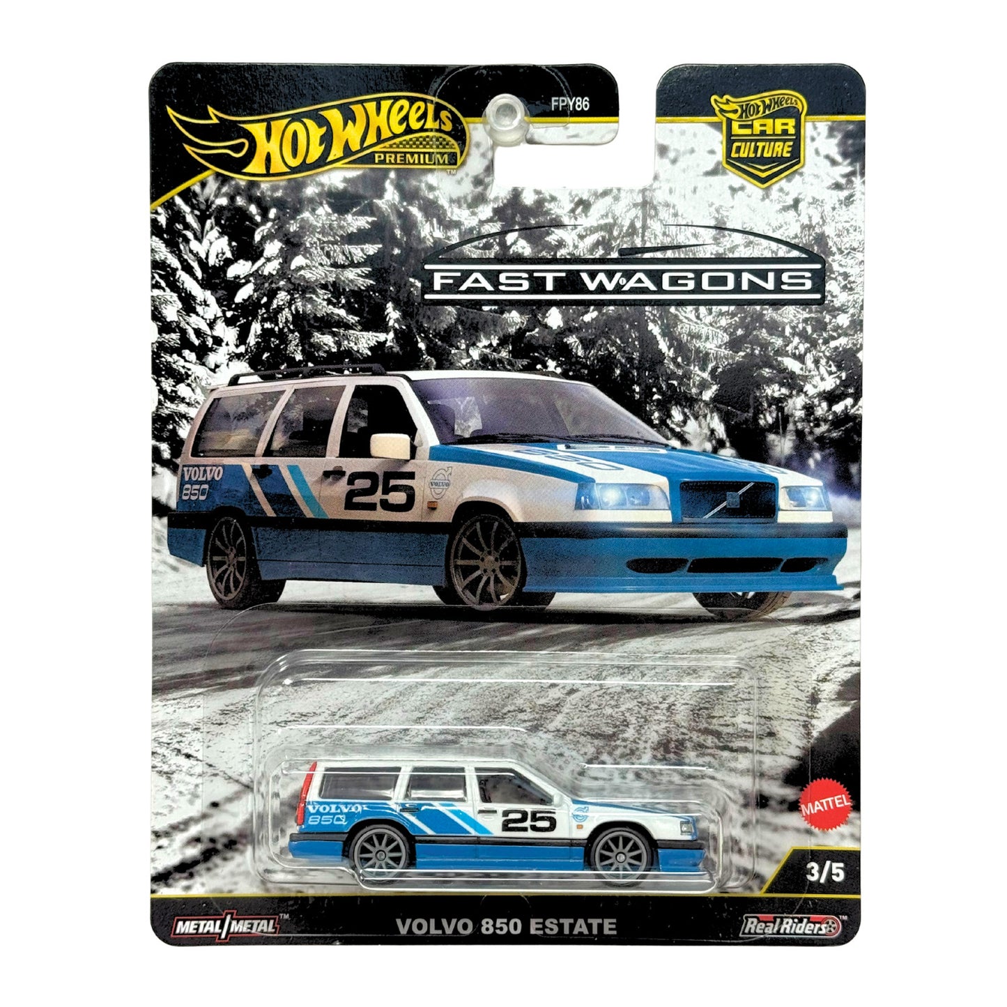 Hot Wheels Premium Fast Wagons Volvo 850 Estate 1:64 Diecast