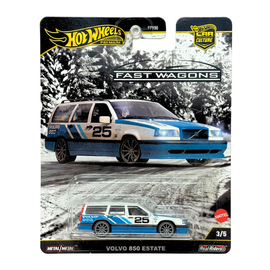 Hot Wheels Premium Fast Wagons Volvo 850 Estate 1:64 Diecast