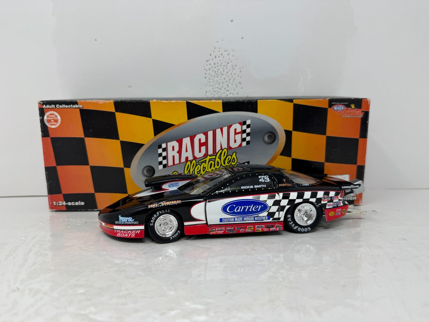 Action RCCA NHRA Rickie Smith Carrier 1997 Pontiac Pro Stock 1:24 Diecast