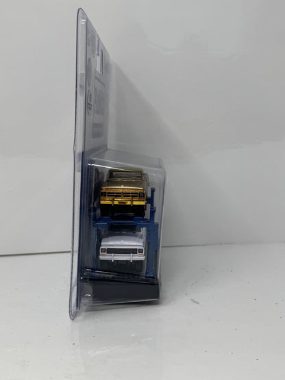 M2 Machines FoMoCo 1972 Ford F-250 & 1969 Ford F-100 Ranger CHASE 1:64 Diecast