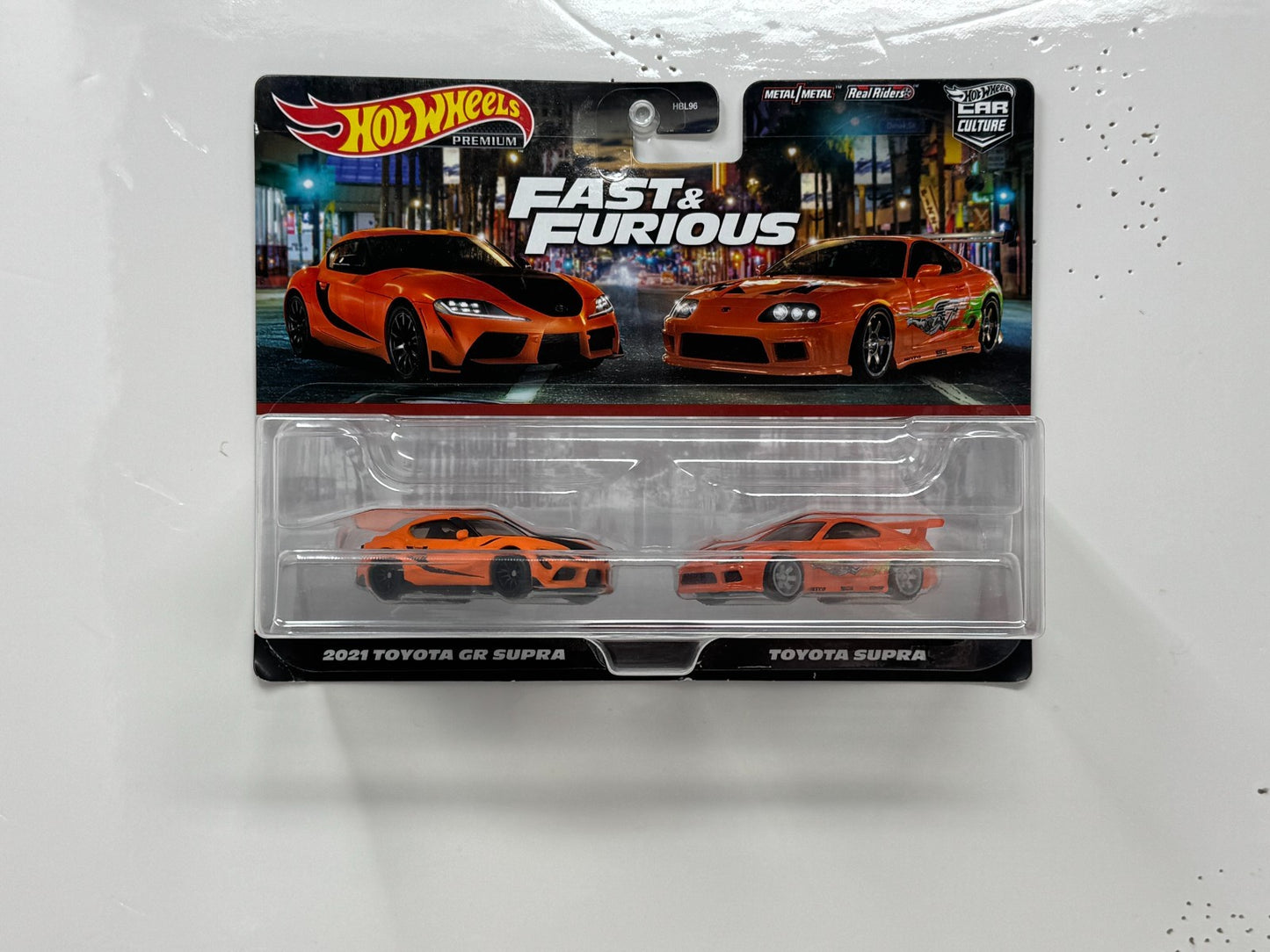 Hot Wheels Premium Fast & Furious Toyota Supra 2-Pack Set 1:64 Diecast