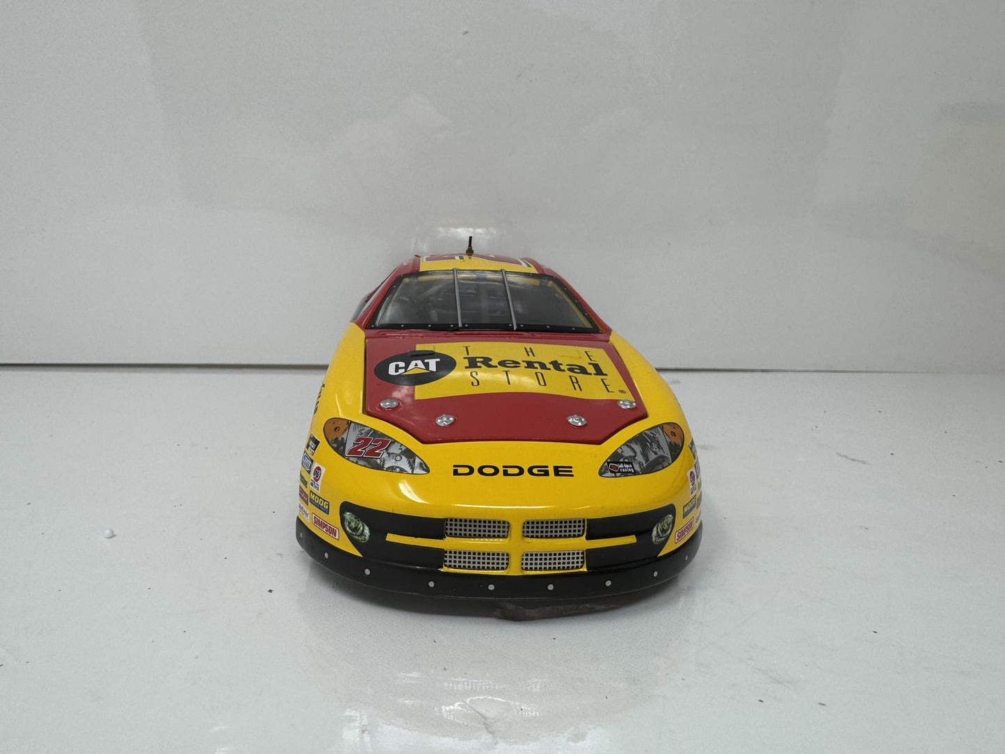 Racing Champions Nascar Ward Burton #22 The Cat Rental Store 1:24 Diecast