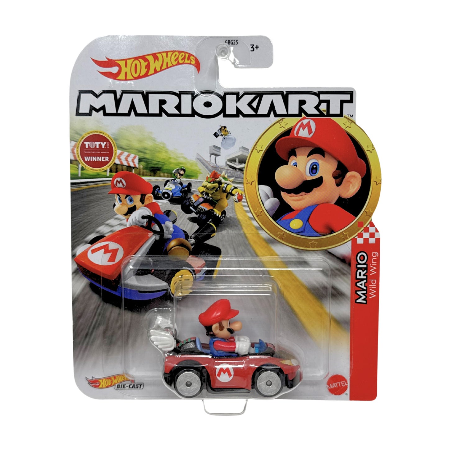 Hot Wheels Mario Kart Mario Wild Wing 1:64 Diecast