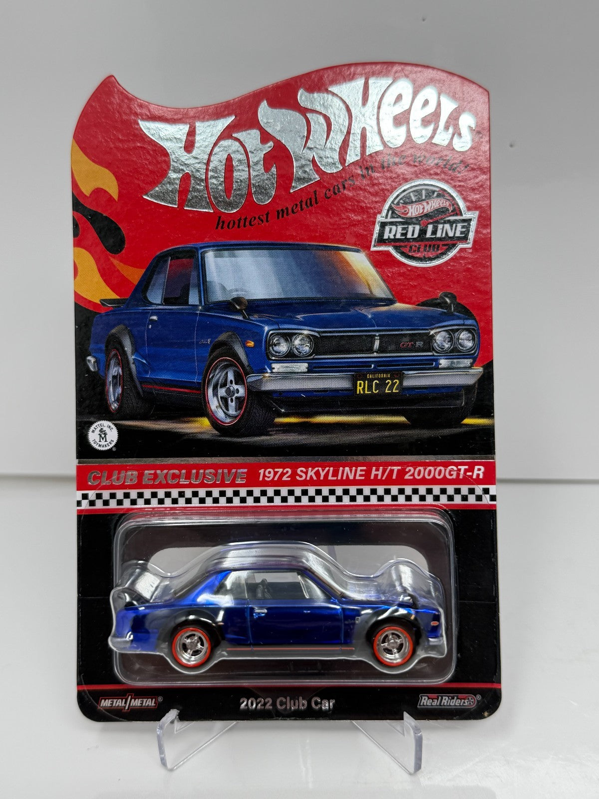 Hot Wheels RLC Red Line Club 1972 Nissan Skyline H/T 2000 GT-R 1:64 Diecast