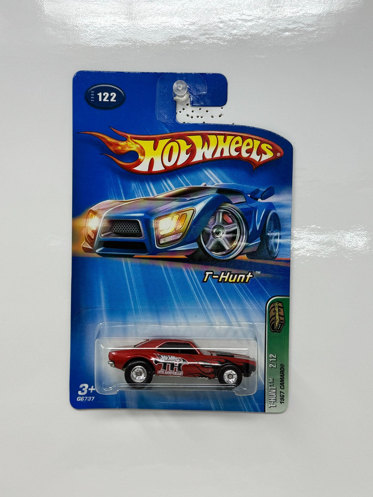 Hot Wheels T-Hunt 1967 Chevy Camaro 1:64 Diecast Real Riders