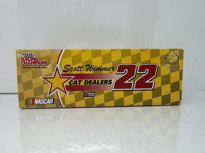 Racing Champions Nascar Scott Wimmer #22 Cat Dealers 1:24 Diecast