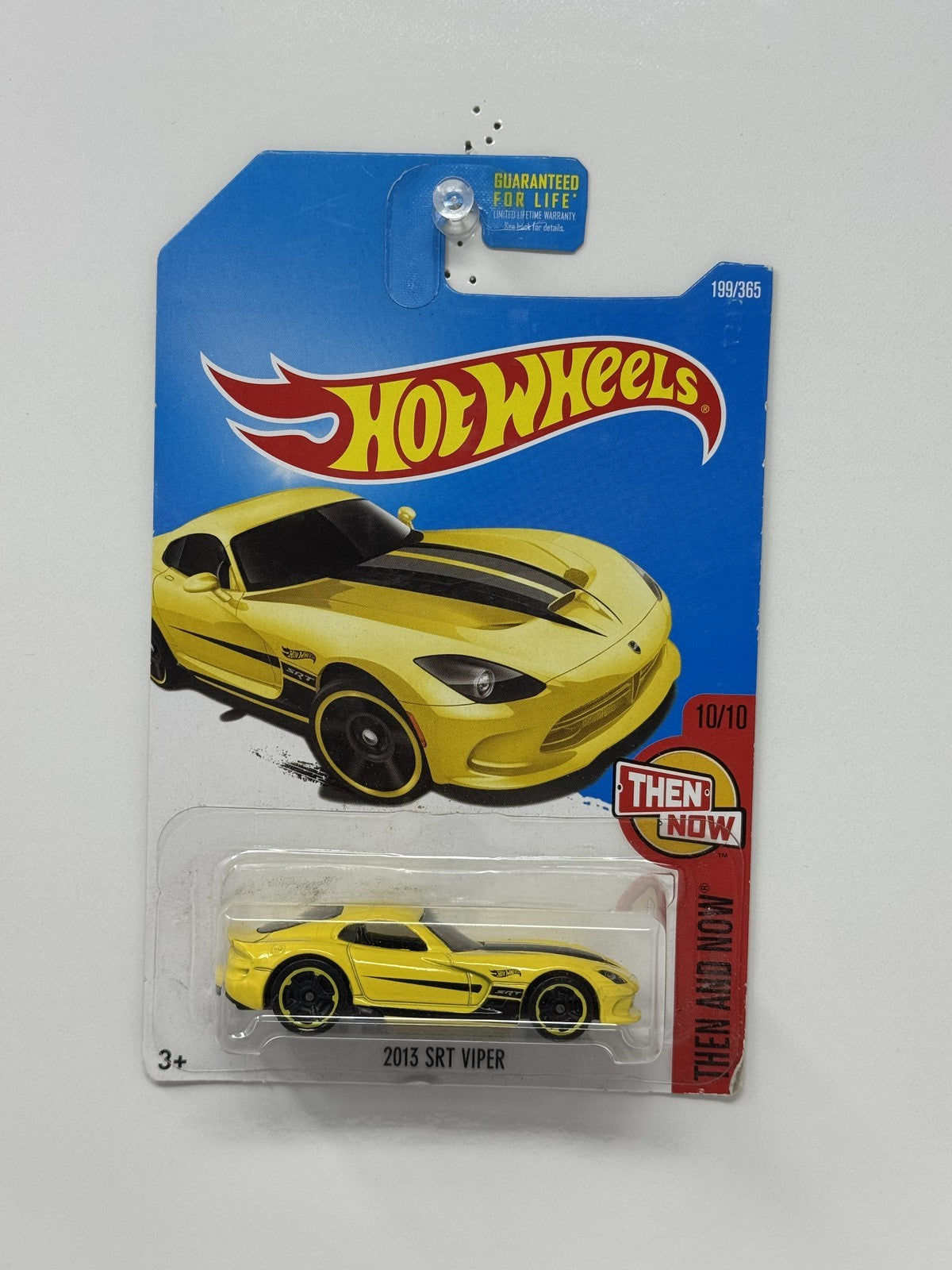 Hot Wheels Then and Now 2013 SRT Viper 1:64 Diecast Yellow