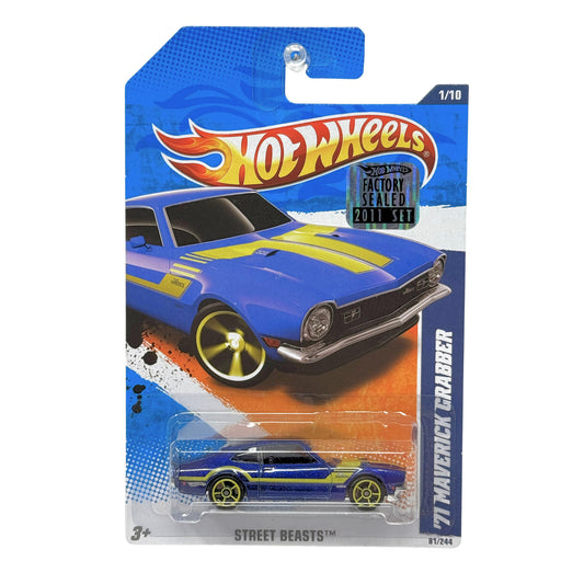 Hot Wheels Street Beasts 1971 Maverick Grabber 1:64 Diecast Factory Sealed