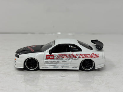 Jada Option D Nissan Skyline GT-R R34 White 1:64 Diecast Wave 10 2007
