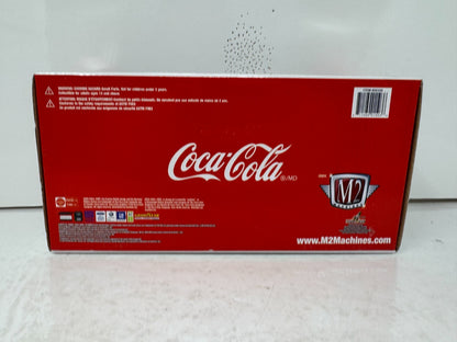 M2 Machines 1957 Chevy Bel Air Hardtop Coca-Cola CHASE 1:24 Diecast Red Rims