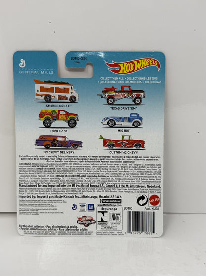 Hot Wheels General Mills Trix Custom 1962 Chevy 1:64 Diecast Real Riders
