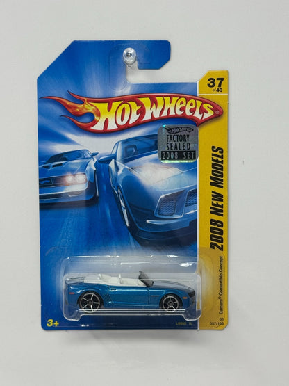 Hot Wheels New Models Chevy Camaro Concept 1:64 Diecast Factory Sealed Blue