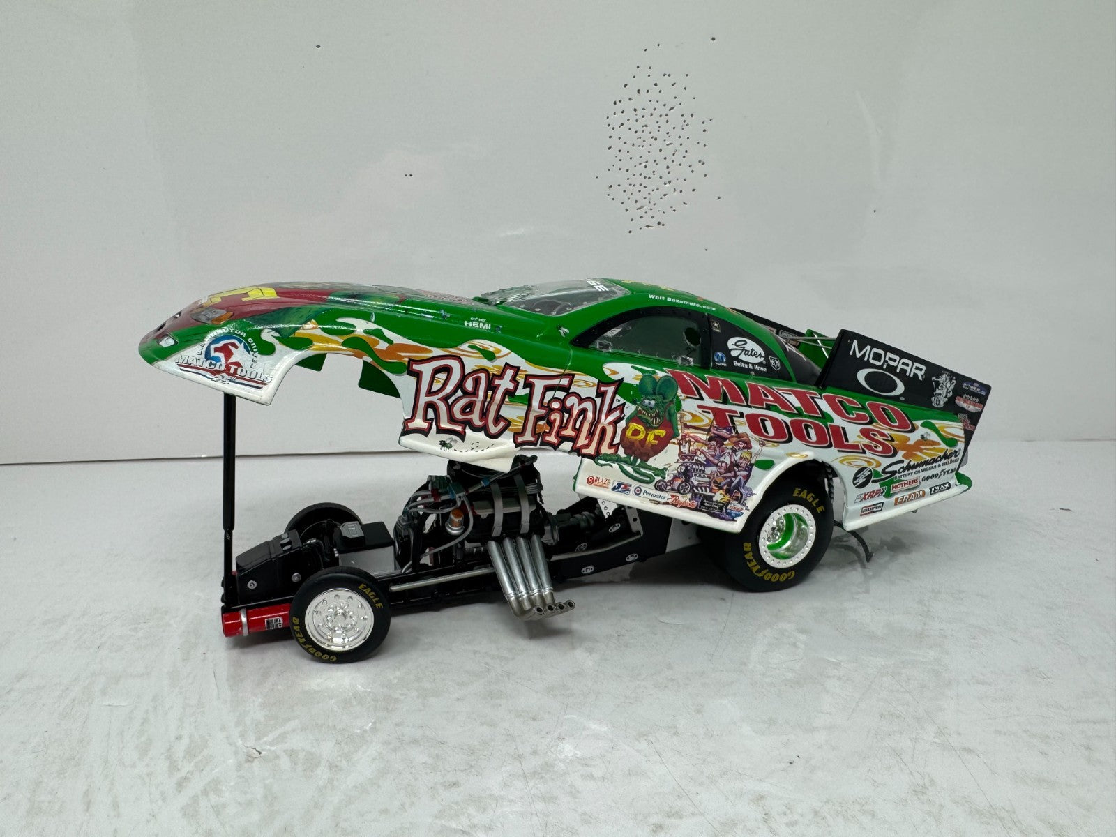 Racing Champions NHRA Matco Tools Rat Fink Dodge Funny Car 1:24