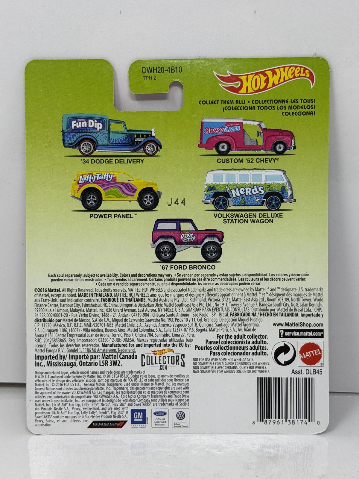 Hot Wheels Fun Dip 1934 Dodge Delivery 1:64 Real Riders