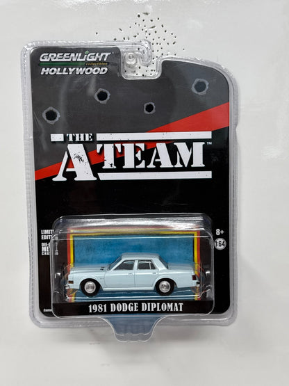 Greenlight Hollywood 1981 Dodge Diplomat The A Team 1:64 Diecast