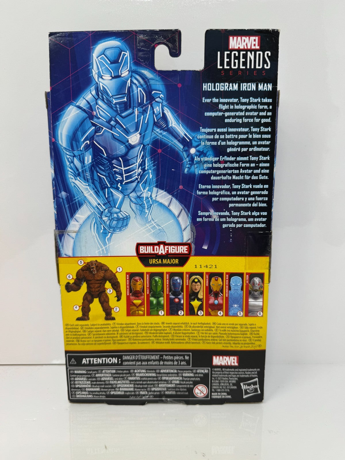 Marvel Legends Iron Man Hologram Iron Man Action Figure NO BAF PIECE