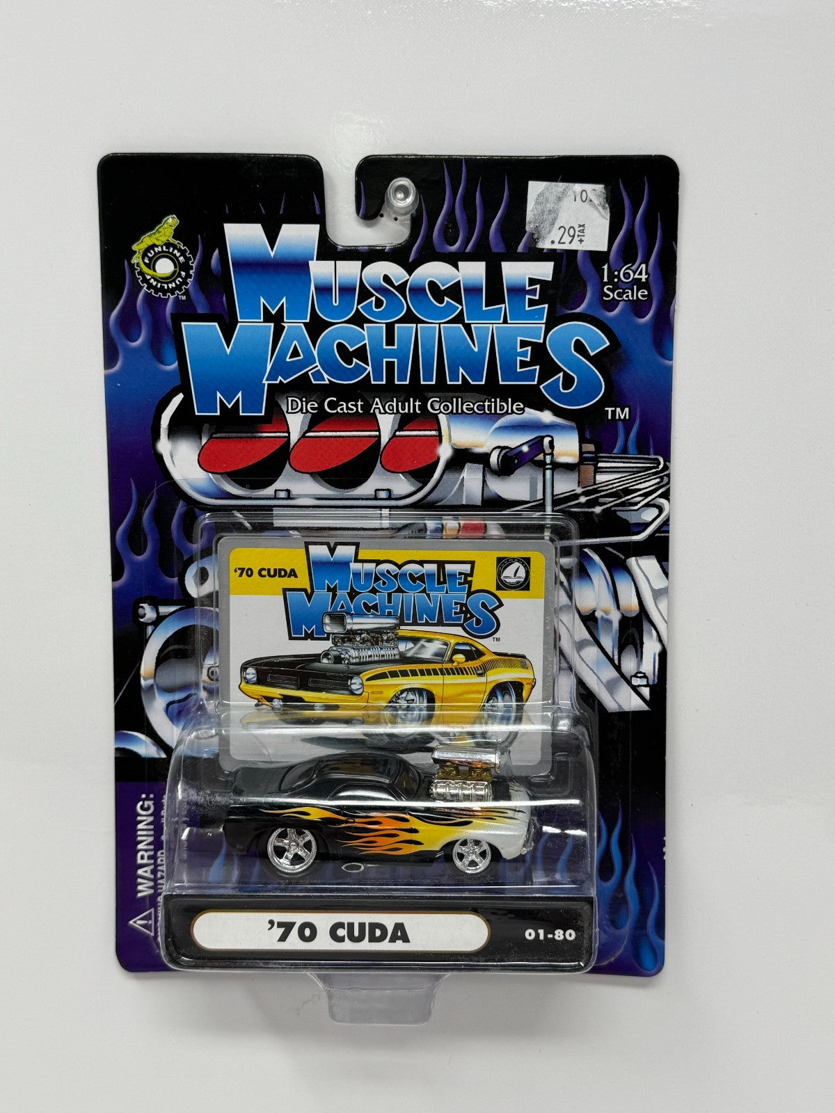 Muscle Machines 1970 Cuda 1:64 Diecast