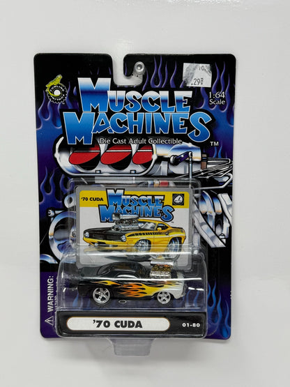Muscle Machines 1970 Cuda 1:64 Diecast