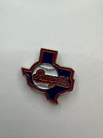 Texas Rangers Team Logo MLB Baseball Lapel Pin
