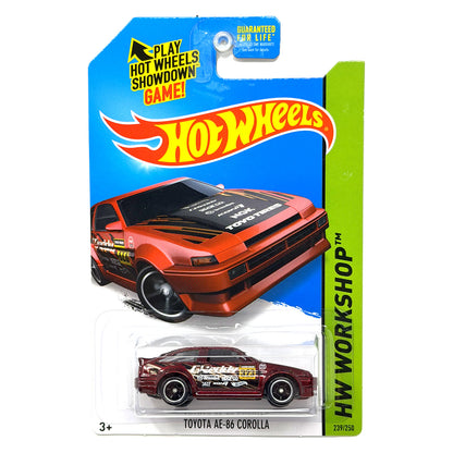 Hot Wheels Super Treasure Hunt Toyota AE-86 Corolla Workshop 1:64 Diecast STH
