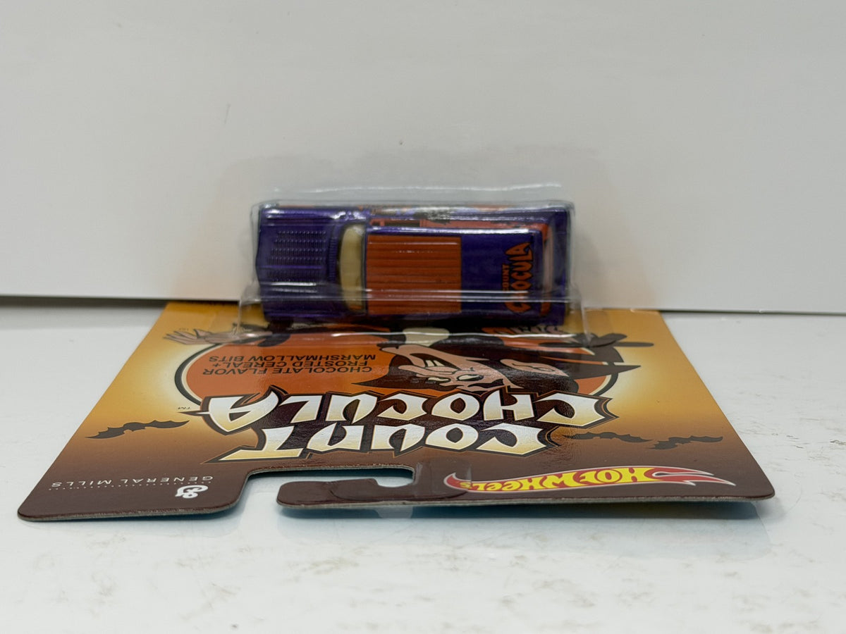Hot Wheels Count Chocula 1959 Chevy Delivery 1:64 Diecast Real Riders
