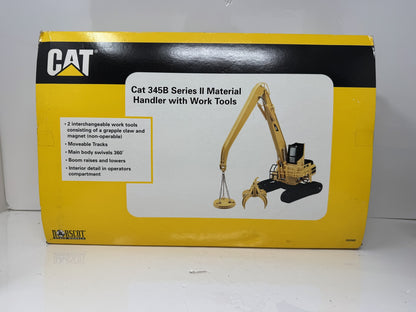 Norscot CAT 345B Series II Material Handler with Work Tools 1:50 Scale Diecast